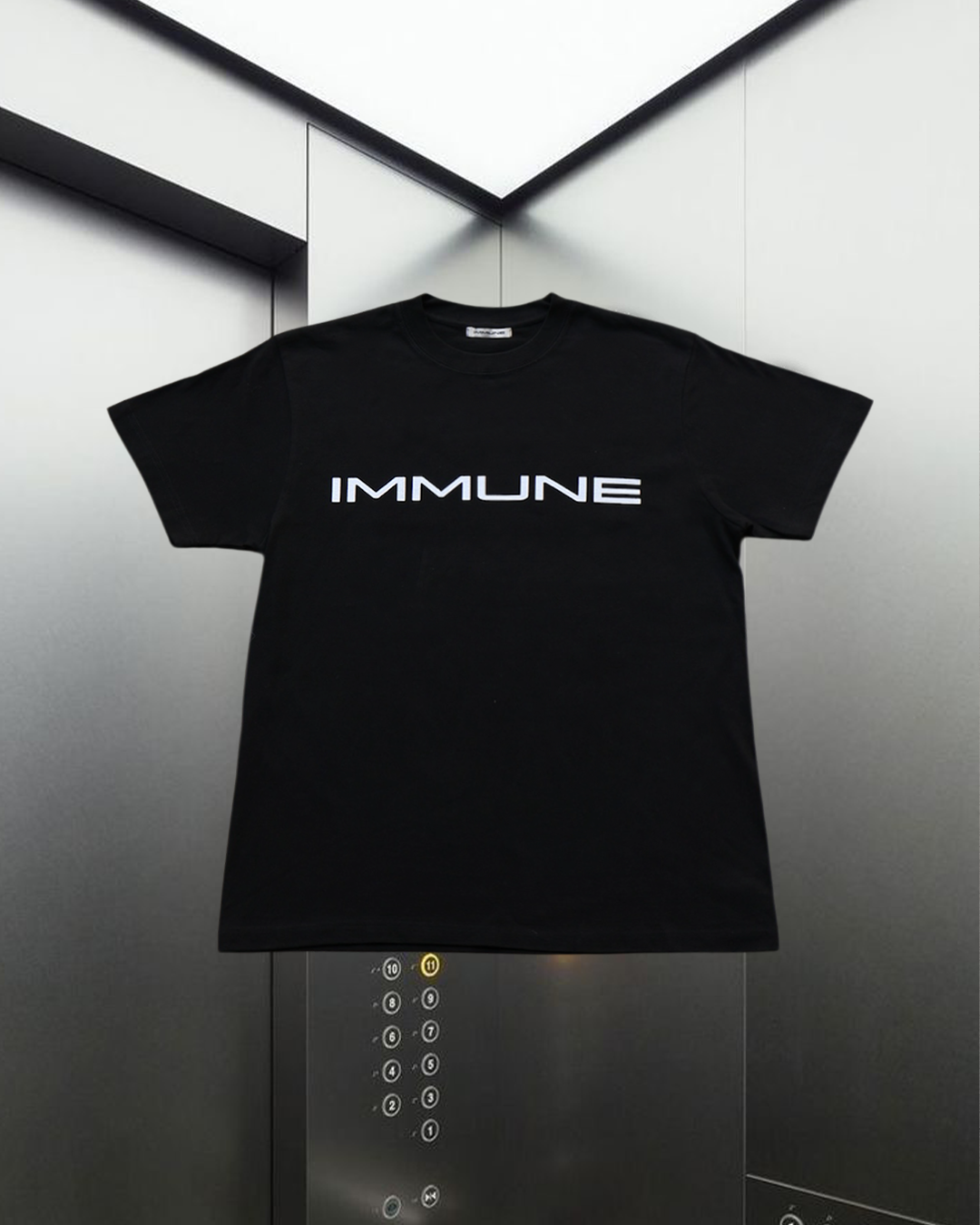 IMMUNE LOGO T-SHIRT/BLK