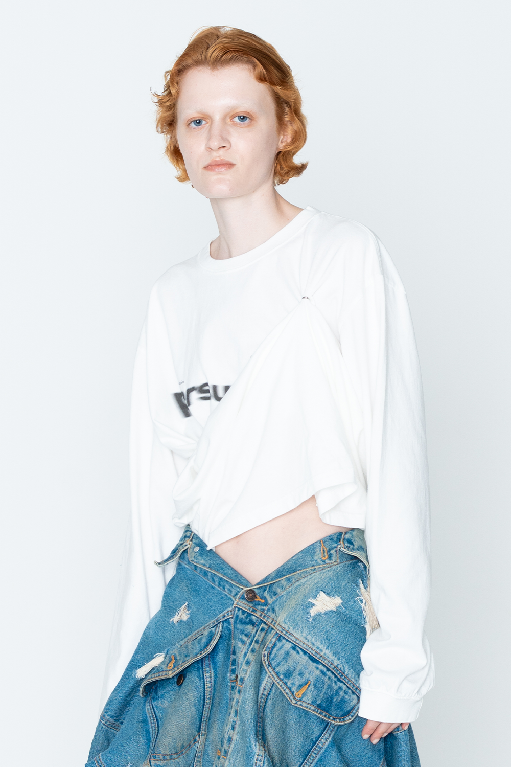 Persuade Long Sleeve Tee/WHT