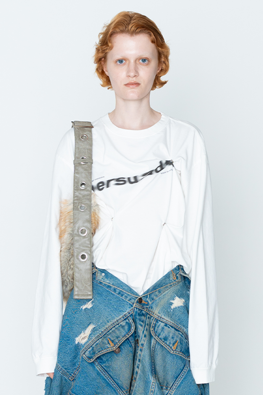 Persuade Long Sleeve Tee/WHT