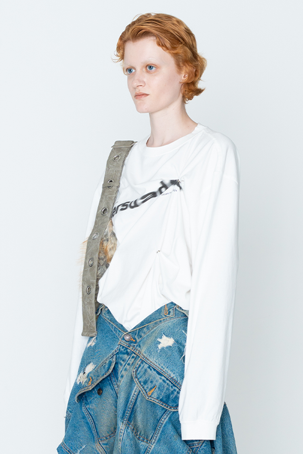Persuade Long Sleeve Tee/WHT