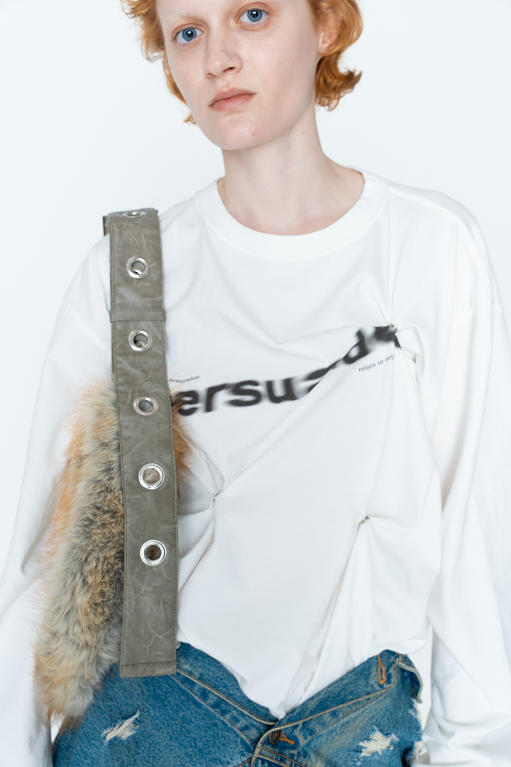 Persuade Long Sleeve Tee/WHT