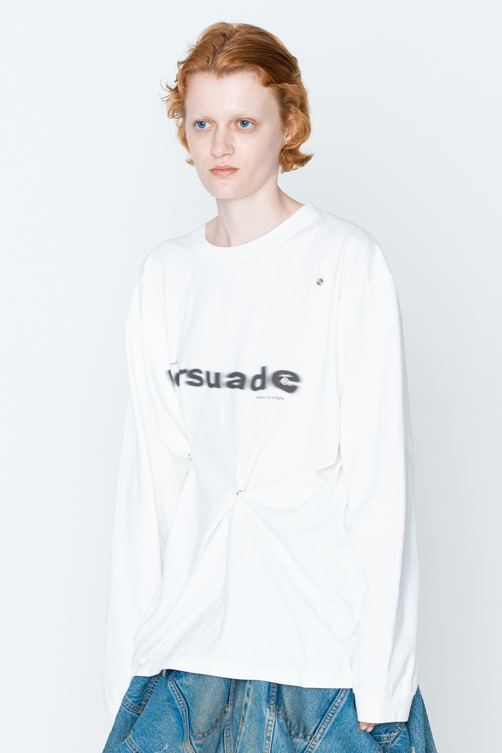 Persuade Long Sleeve Tee/WHT