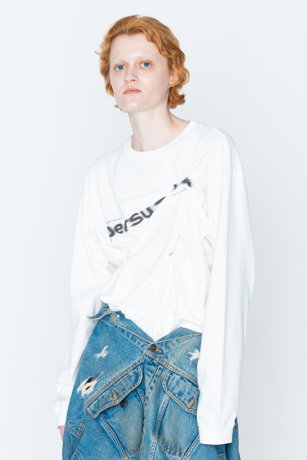 Persuade Long Sleeve Tee/WHT