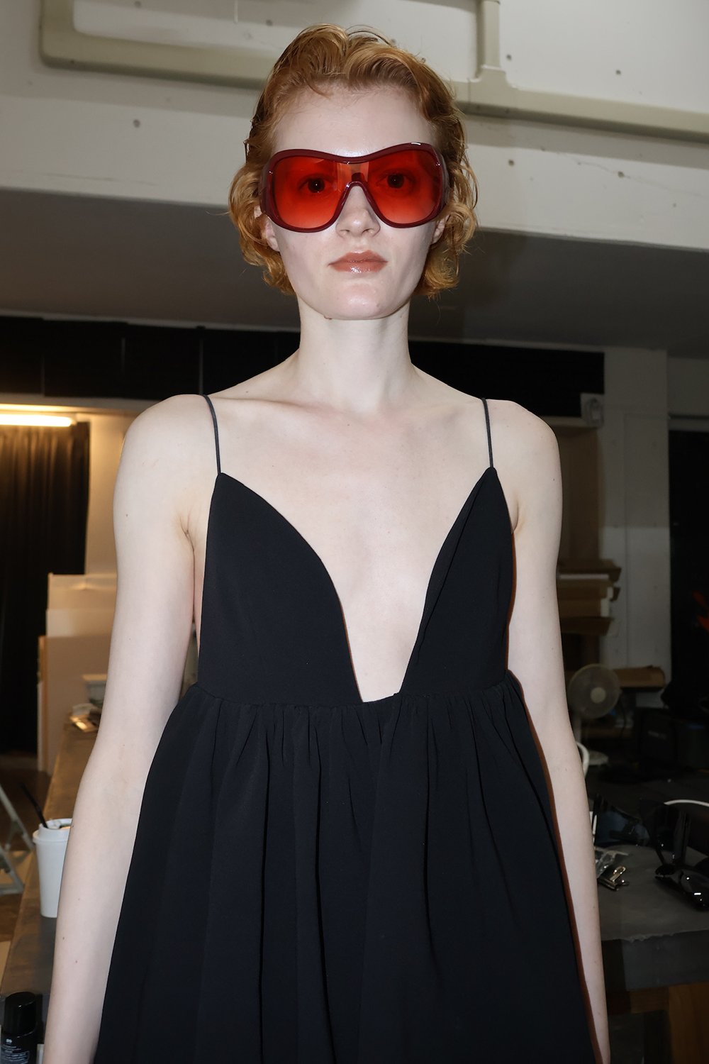 BALLOON TUNIC/BLK