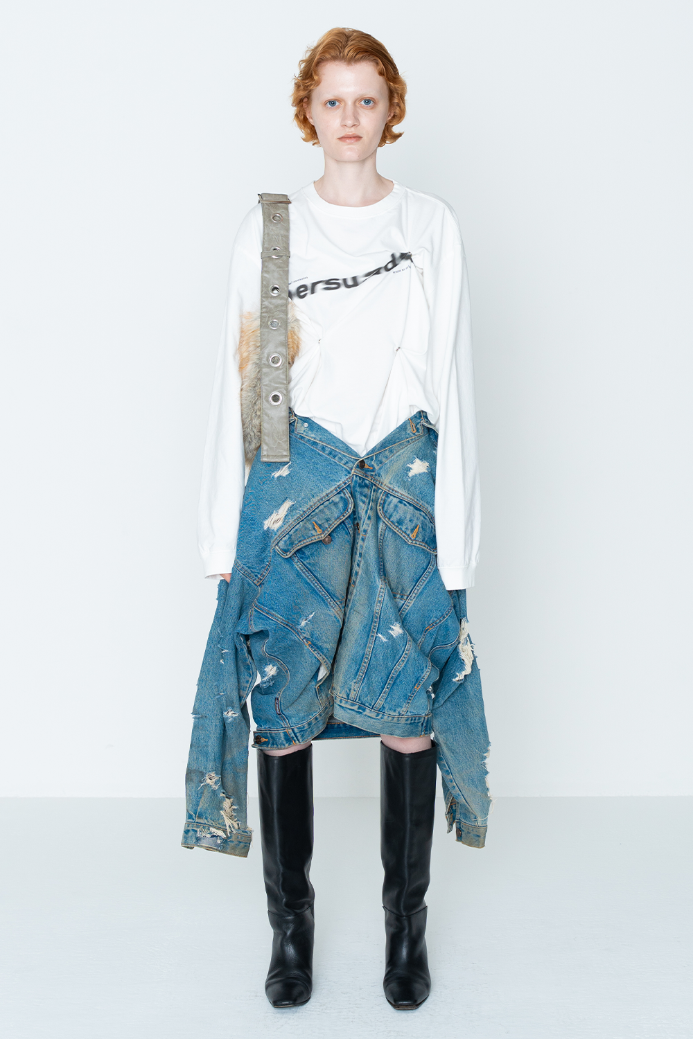 Persuade Long Sleeve Tee/WHT