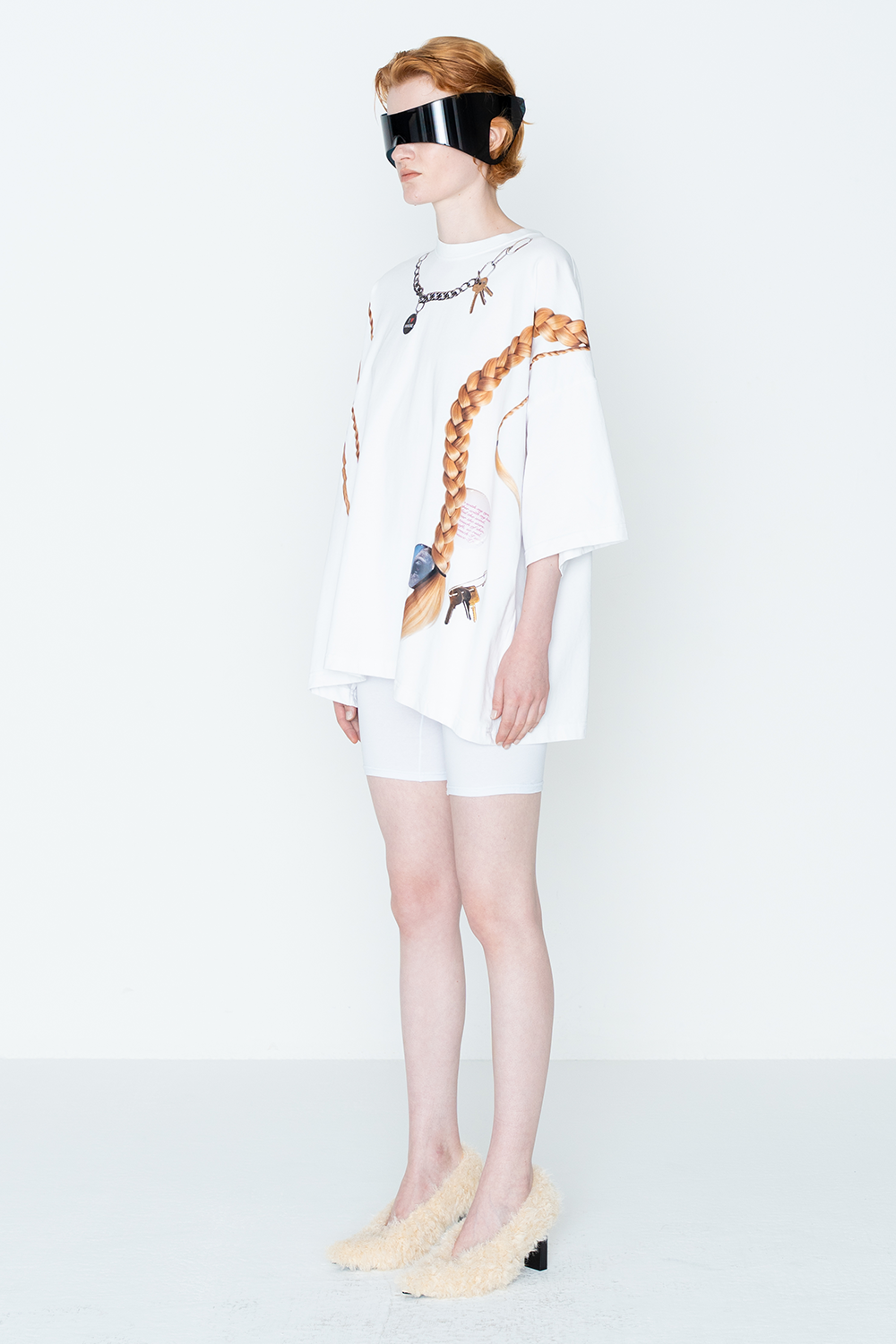 BLOND OVER TEE/WHT