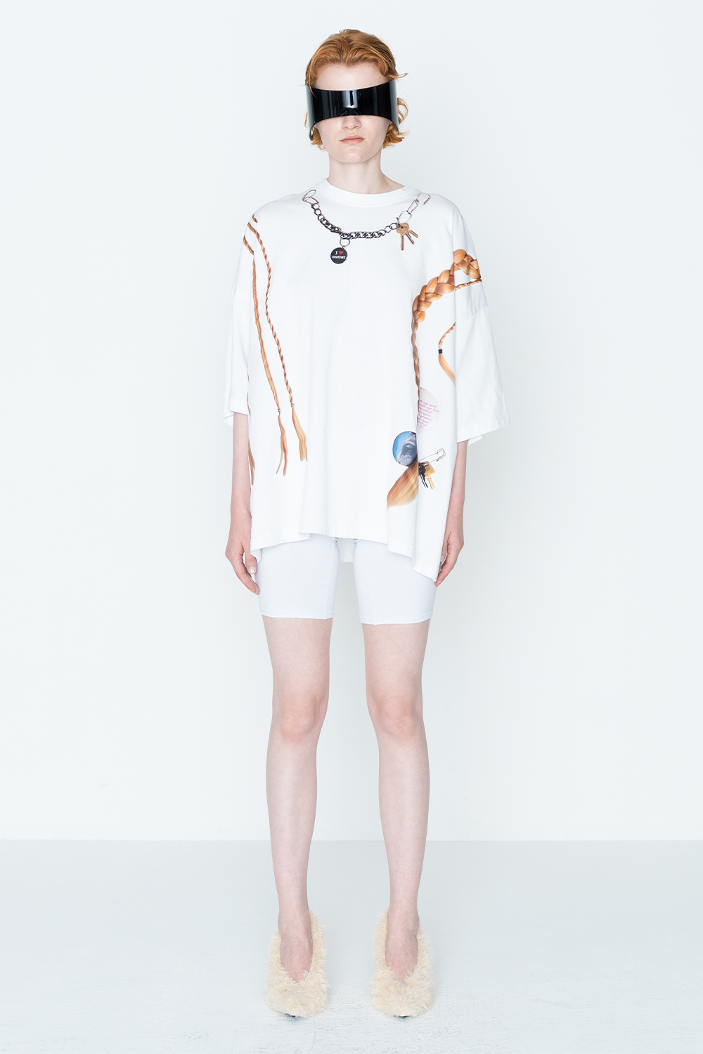 BLOND OVER TEE/WHT