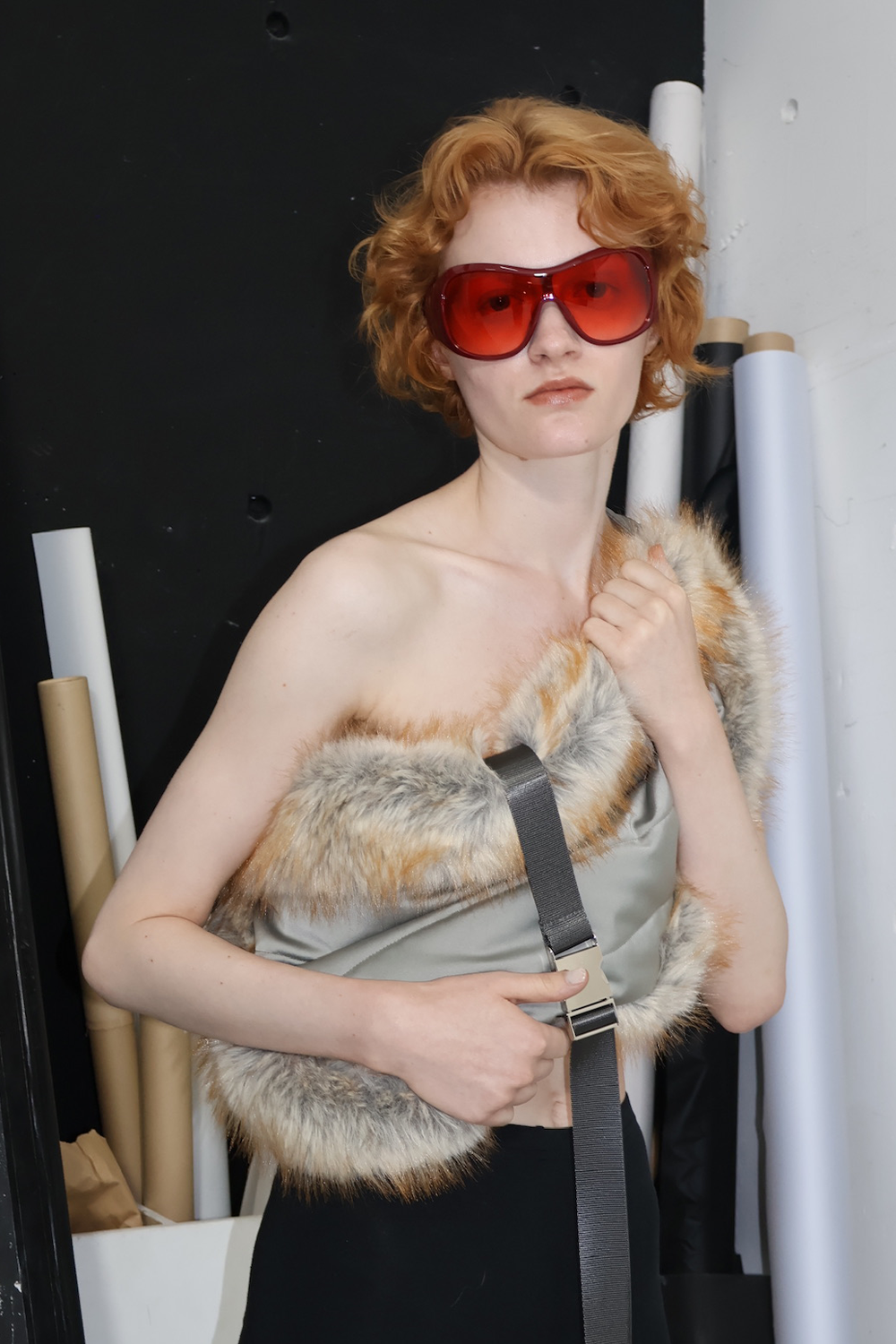 MILITARY FUR BAG/KHK