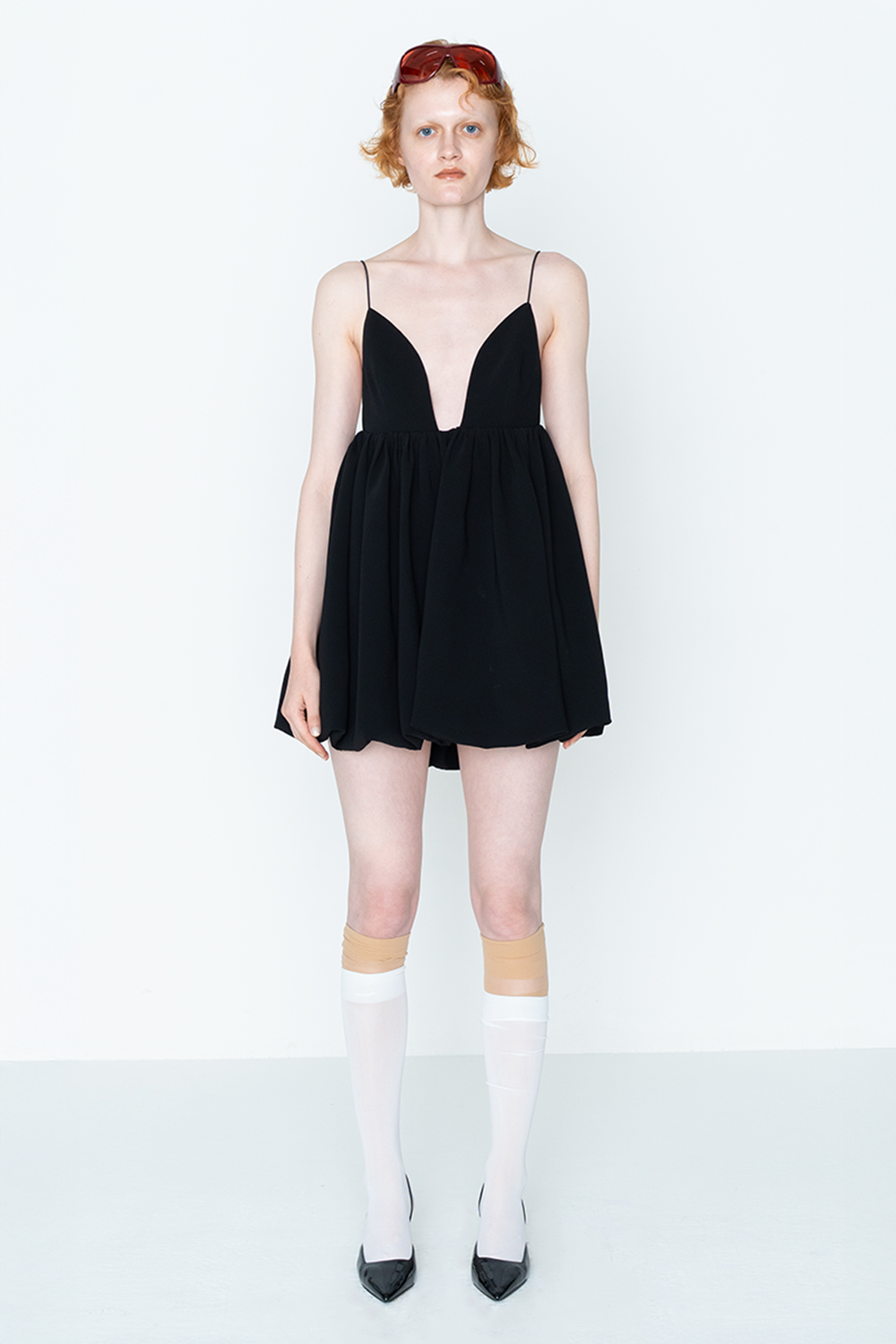 BALLOON TUNIC/BLK