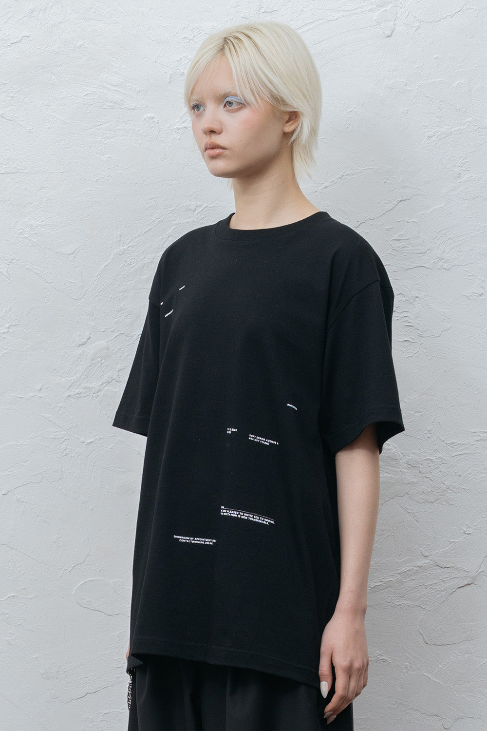 Loose Fit T-Shirs/BLK