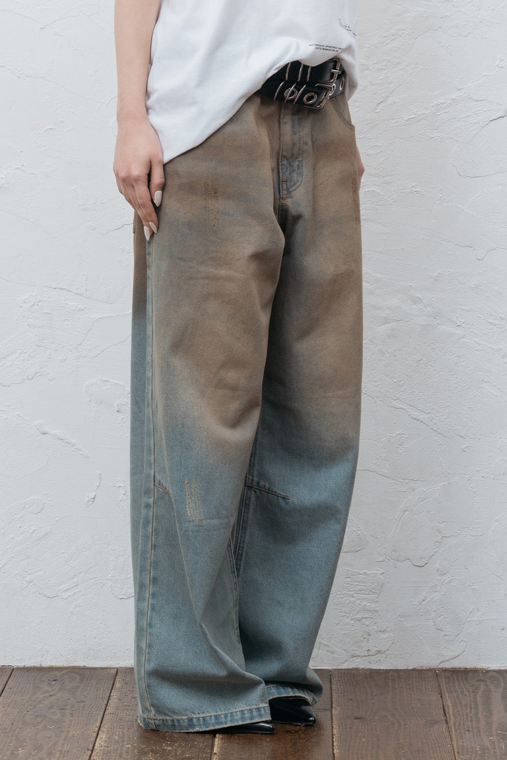 STRAIGHT DENIM PANTS