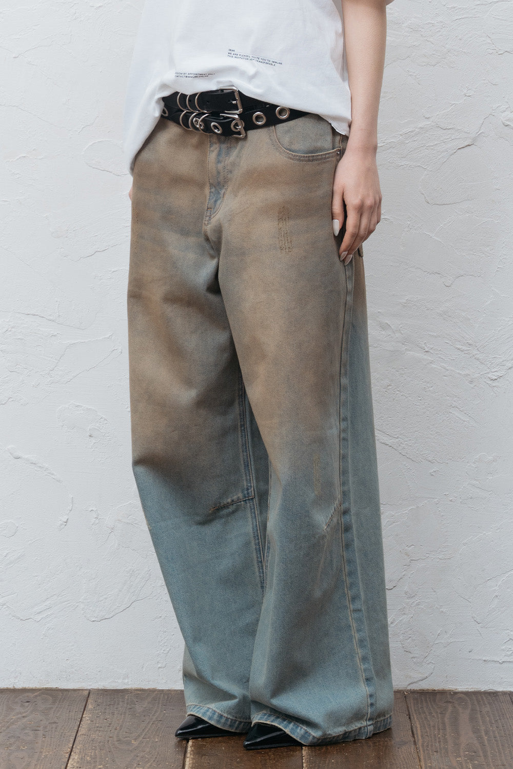 STRAIGHT DENIM PANTS