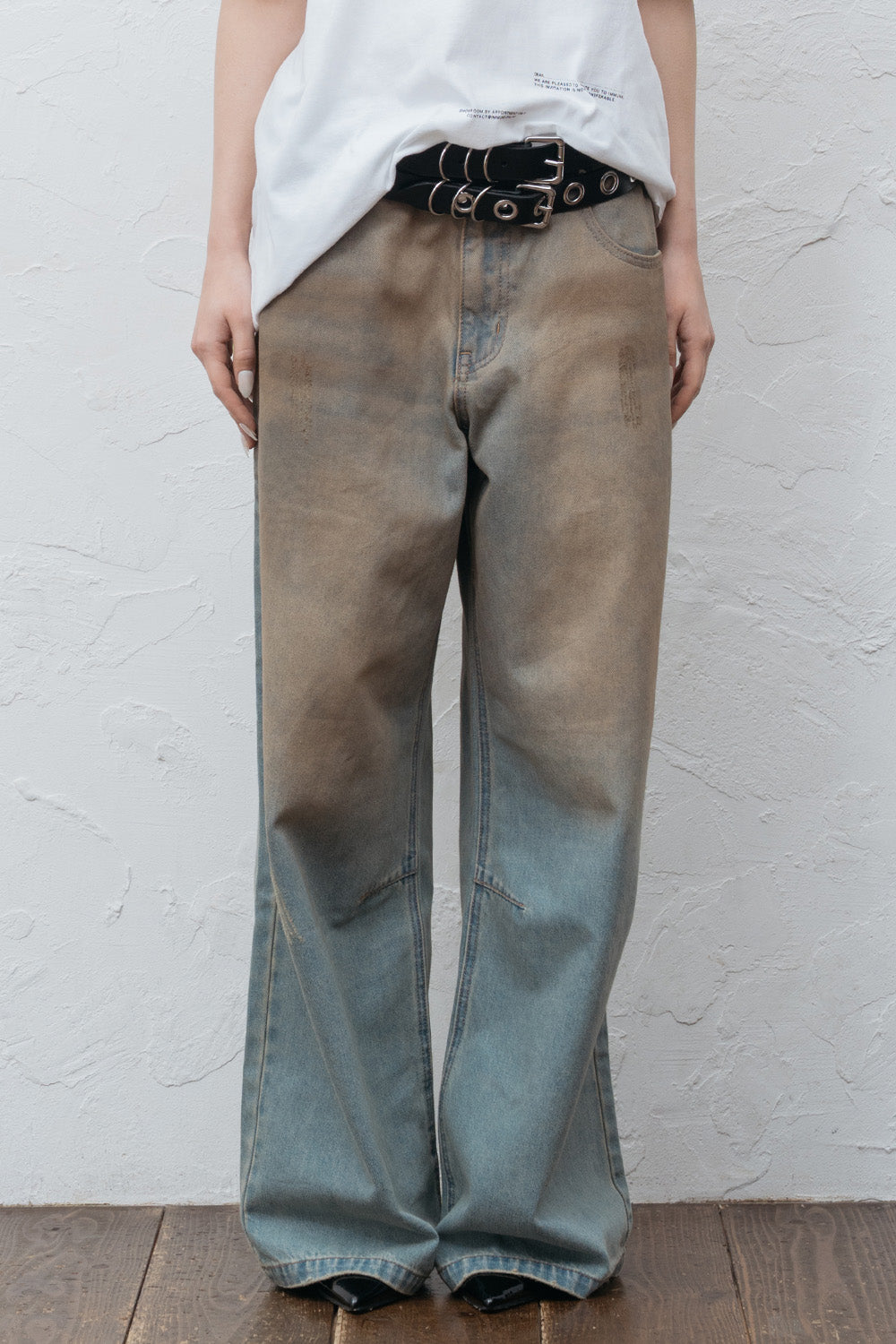 STRAIGHT DENIM PANTS