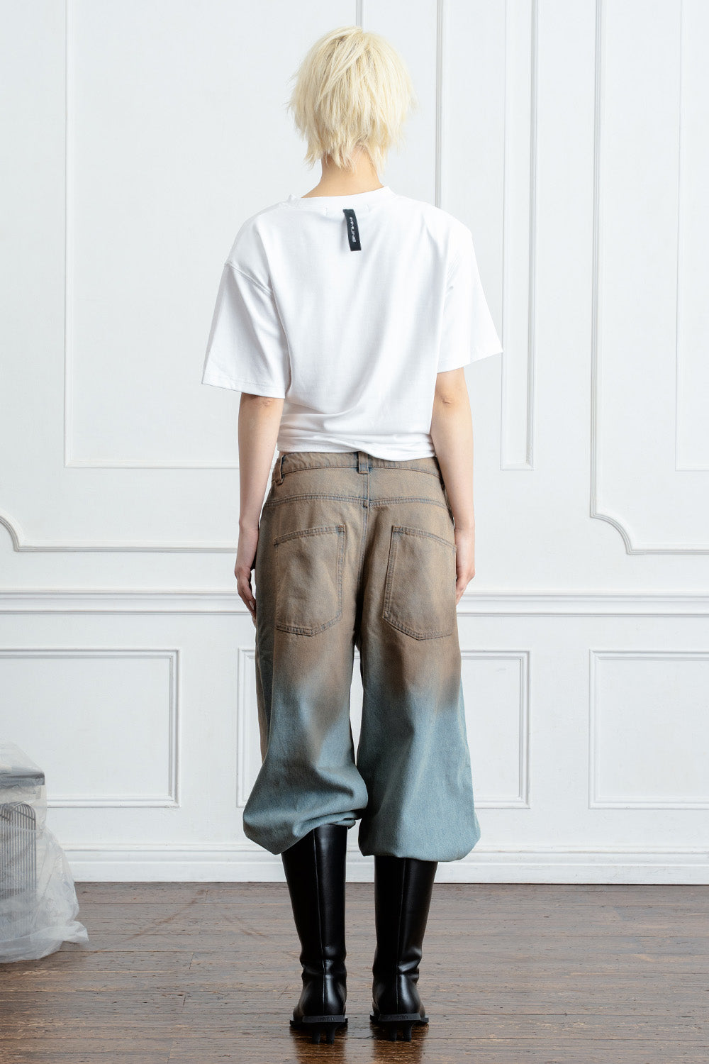 STRAIGHT DENIM PANTS