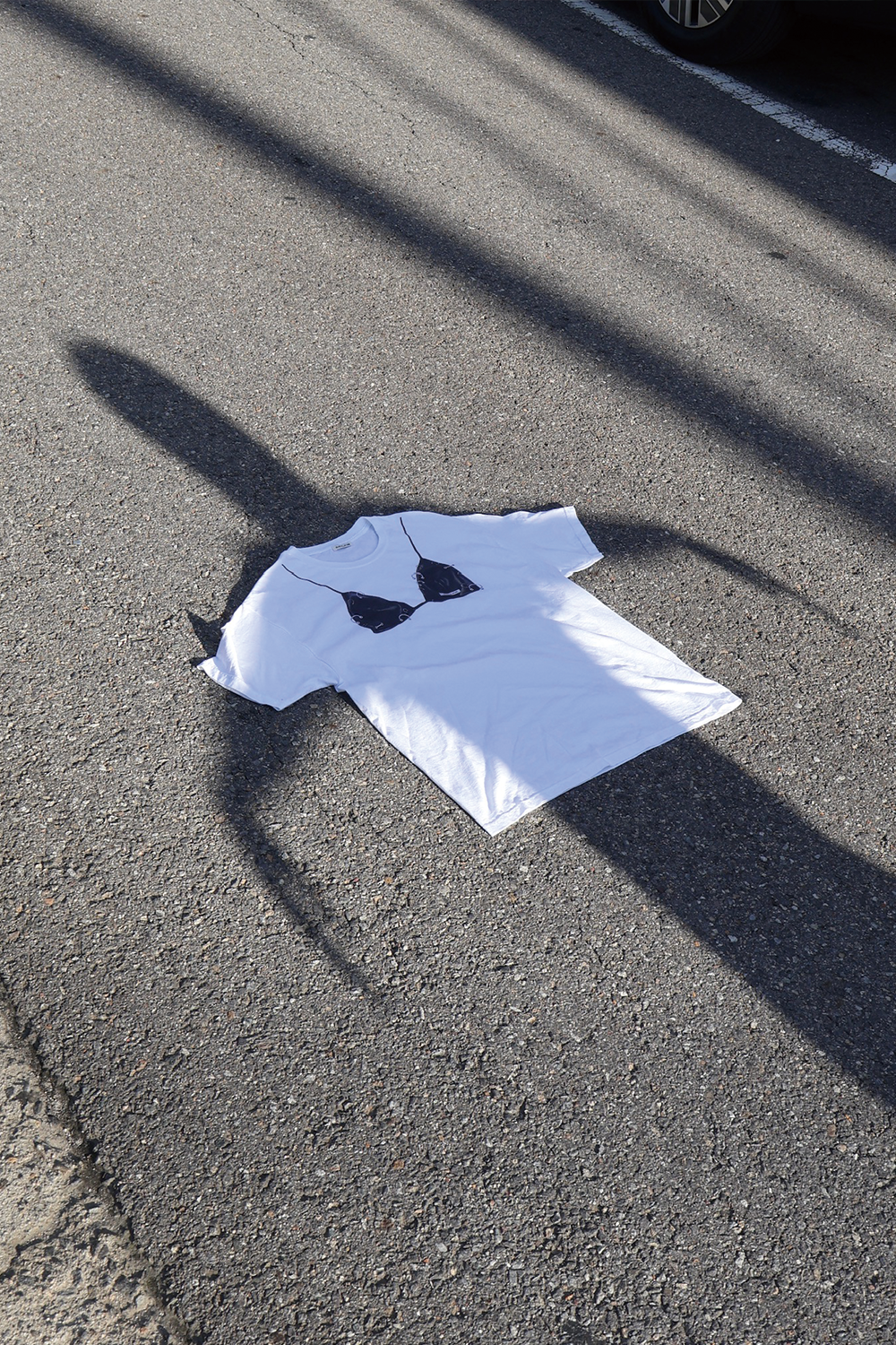 FAKE CAMISOLE T-SHIRT/WHT