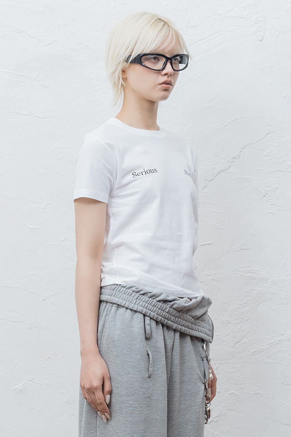 serious T-Shirts/WHT