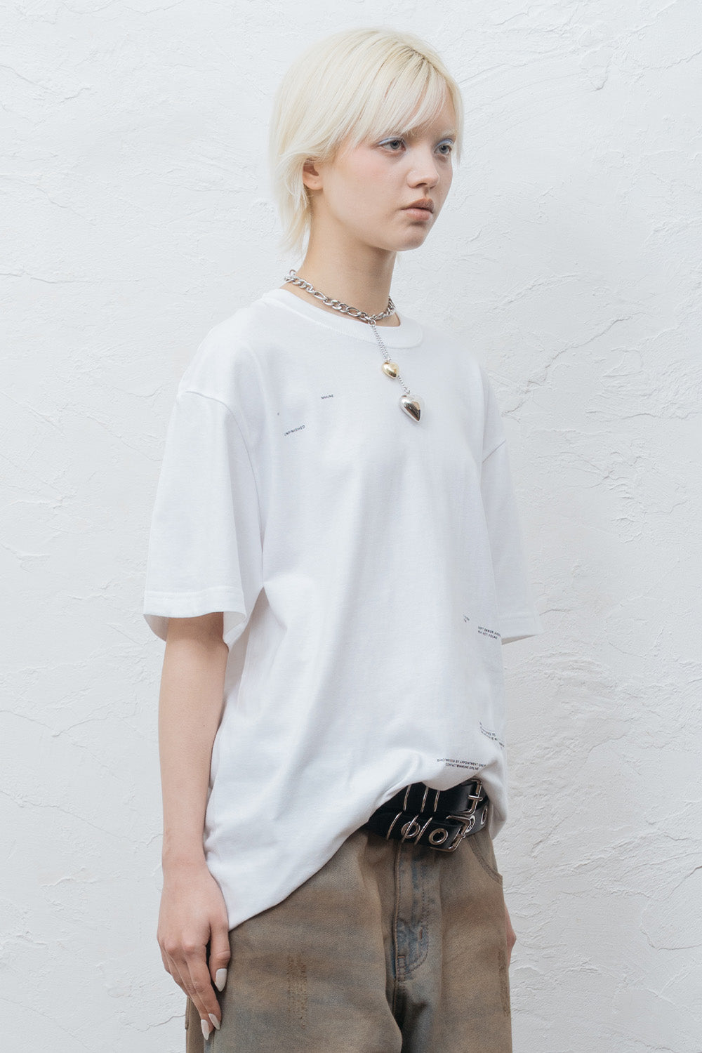 Loose Fit T-Shirs/WHT