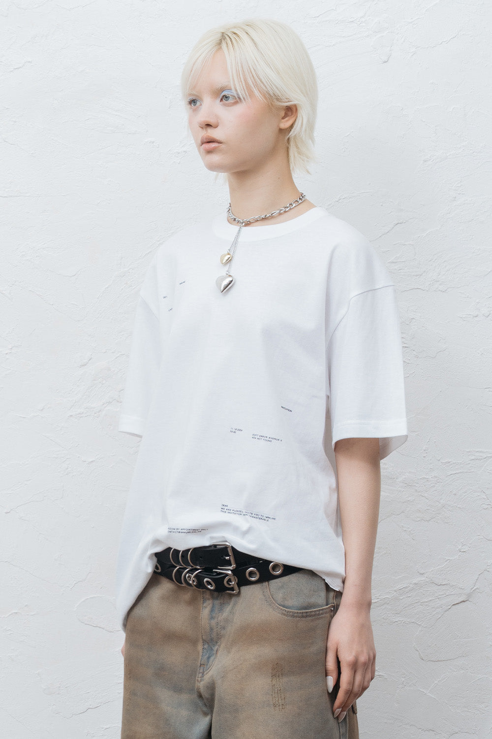 Loose Fit T-Shirs/WHT