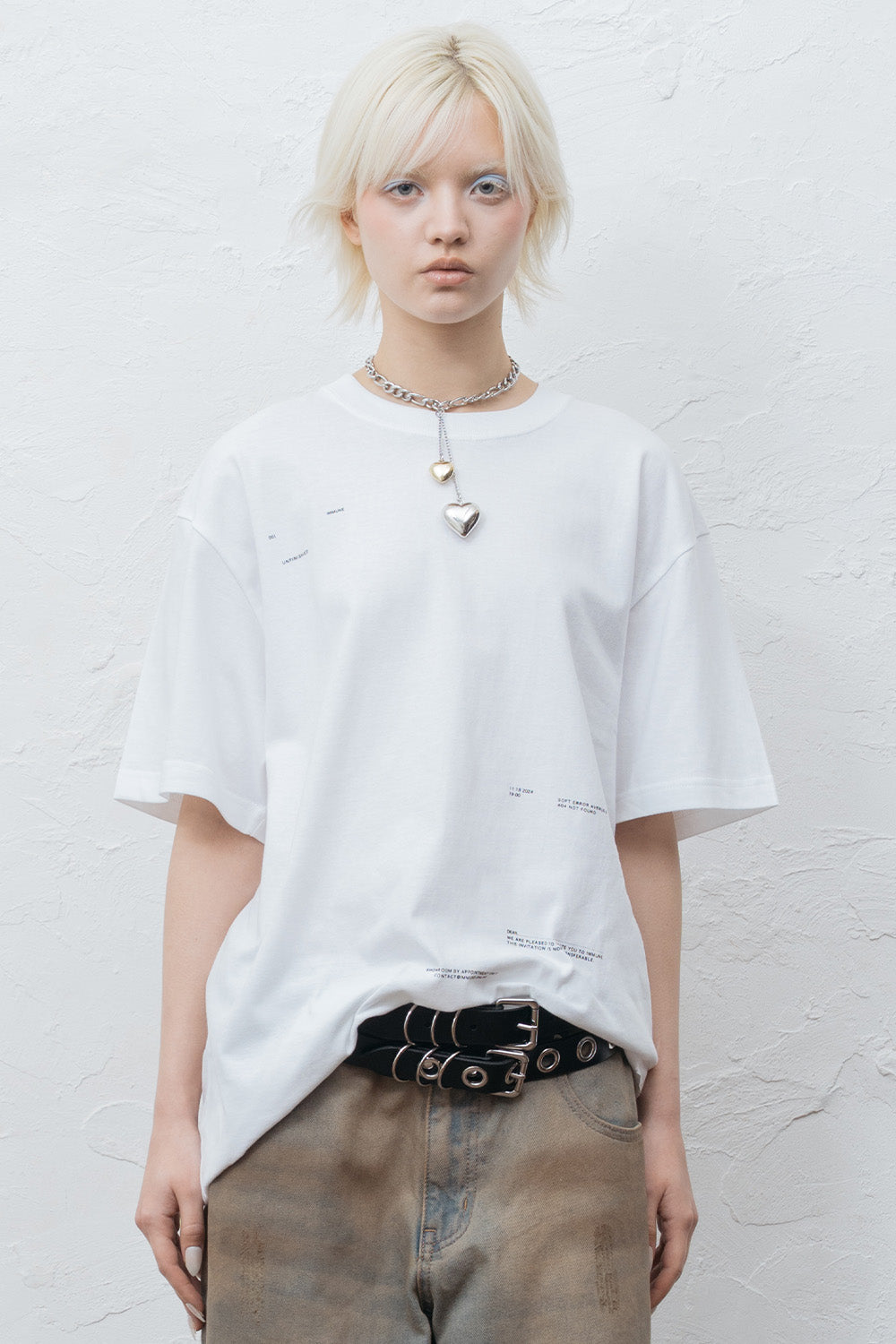 Loose Fit T-Shirs/WHT
