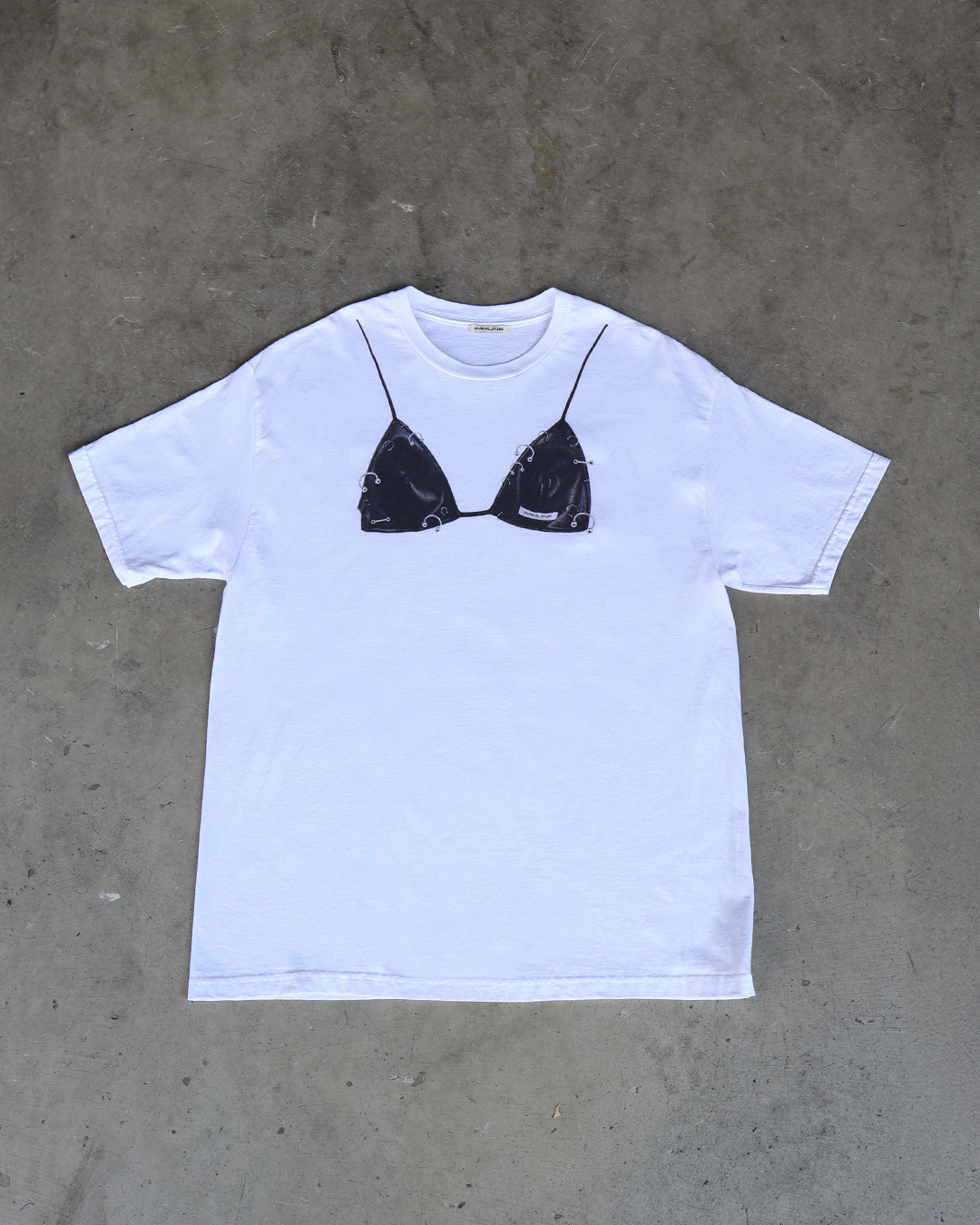 FAKE CAMISOLE T-SHIRT/WHT